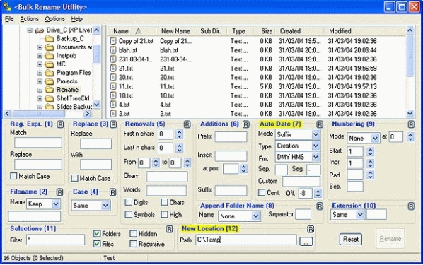 bulk file renamer windows 10