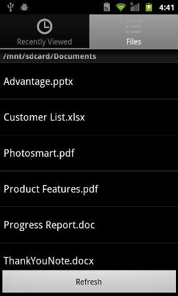 HP ePrint Home & Biz - screenshot1