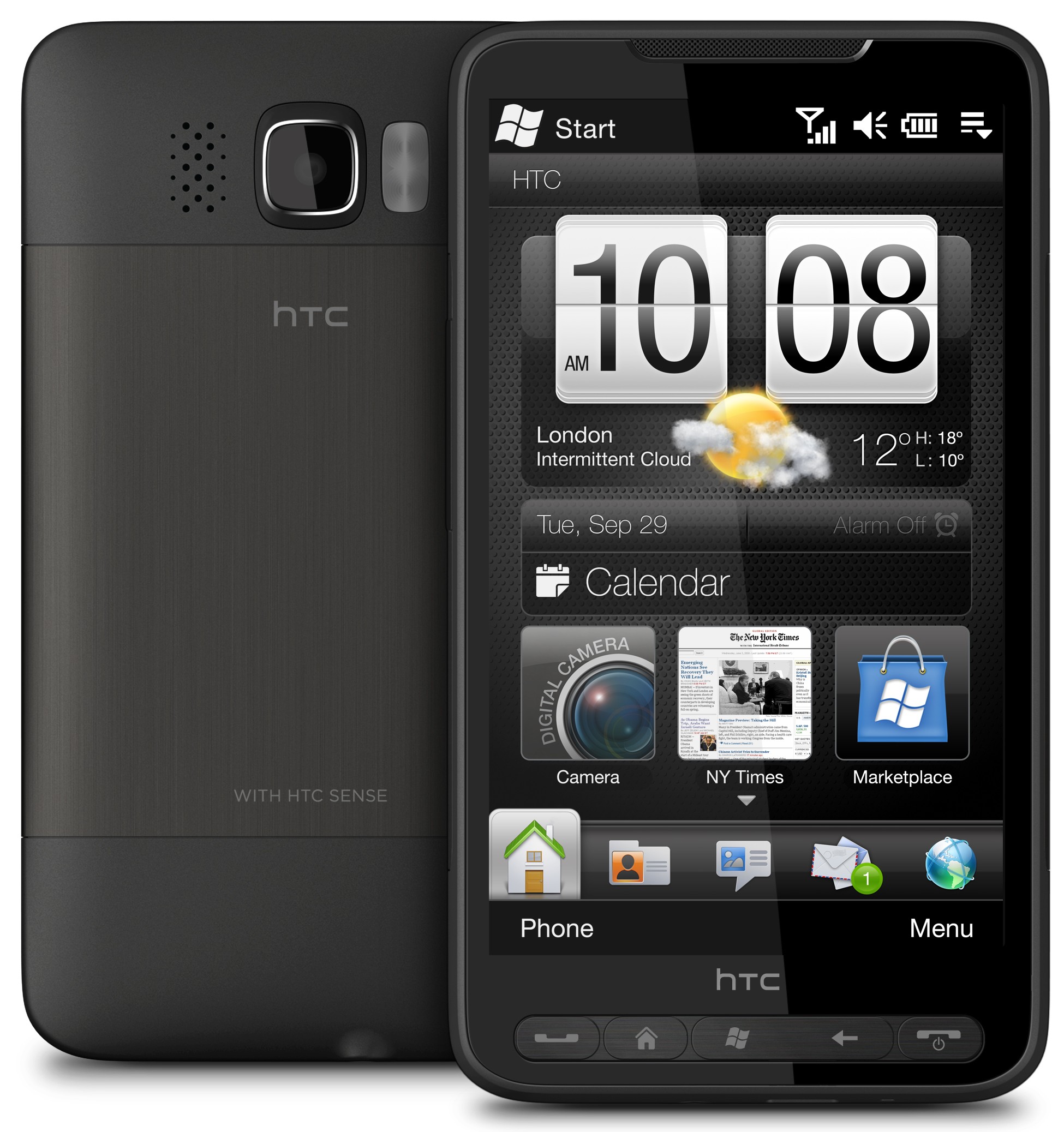 HTC HD2_Front