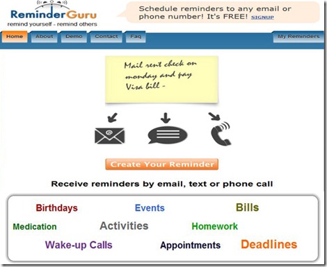 ReminderGuru screenshot