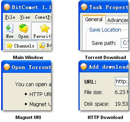 downloading BitComet 2.03