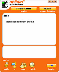 sending chikka message