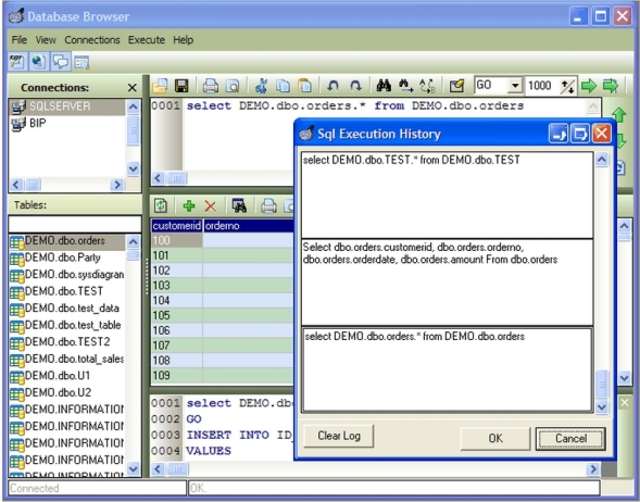 database browser screenshot