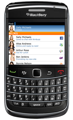 Nimbuzz for Blackberry