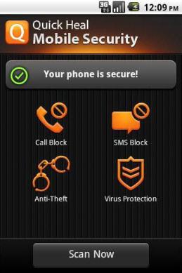 Quick Heal Mobile Security Screenshot1