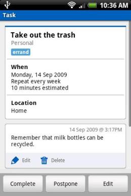 Remember The Milk Screenshot2