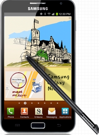 samsung galaxy note-front