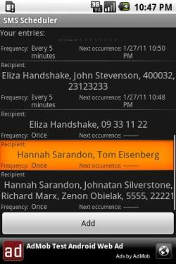 sms scheduler-screenshot