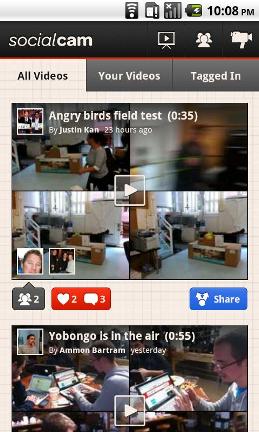 Socialcam Screenshot1