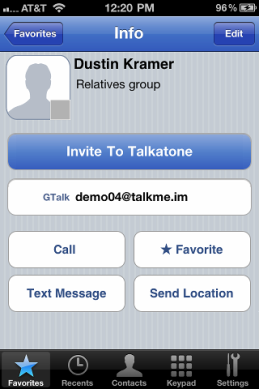 Talkatone Screenshot2