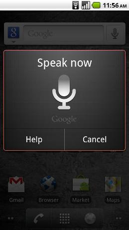 google voice actions listen to