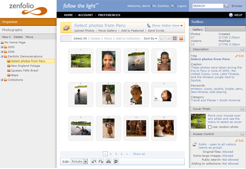 Zenfolio - Upload Images and Create Professional Photo Galleries - TECK.IN